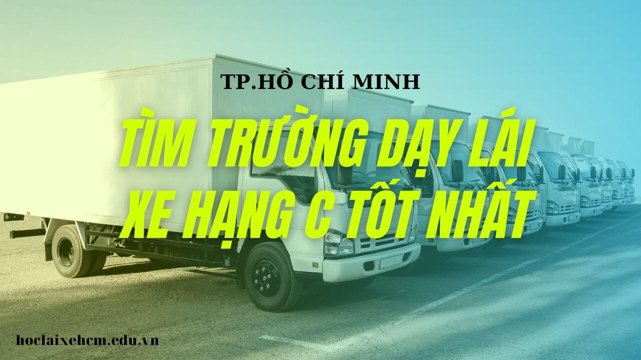 trung tâm đào tạo lái xe tải tphcm